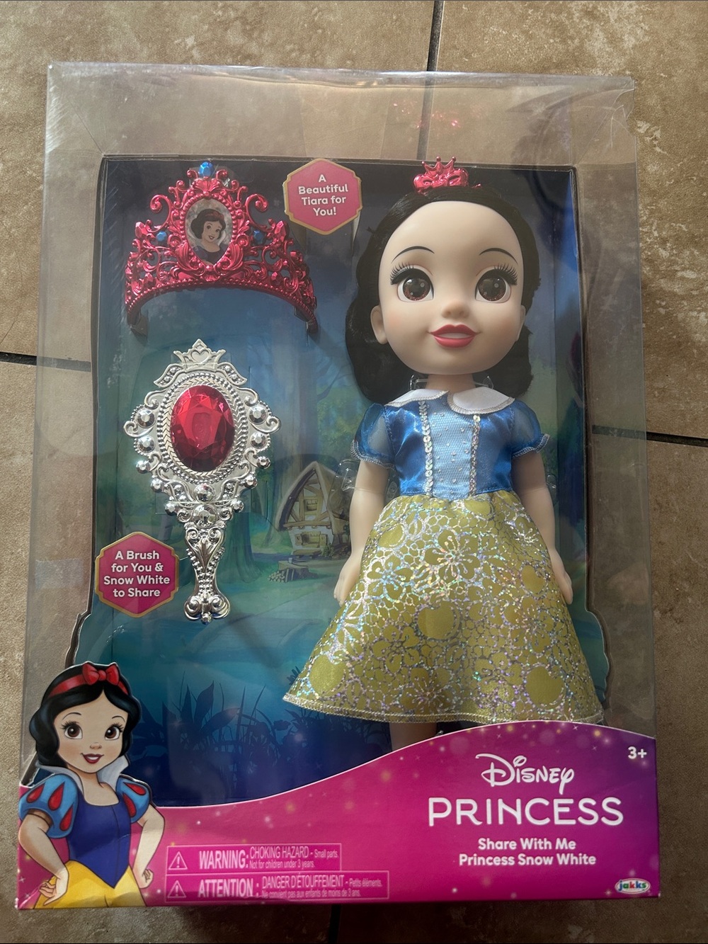 Disney Snow White Doll with Blue Bodice & Yellow Skirt